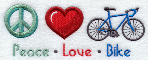 Peace love bike *
