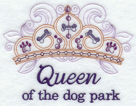 Queen of the dog park *