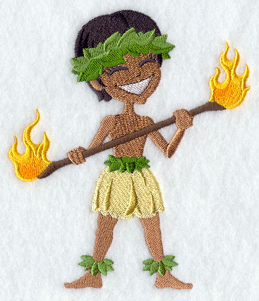 Chlapec s ohněm